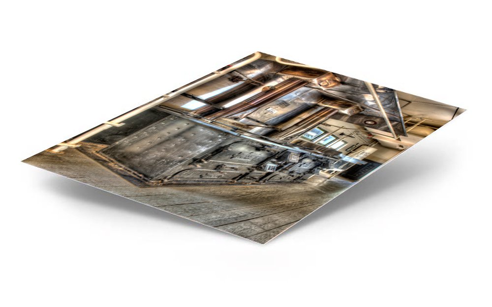 Old Car City Train Kitchen ChromaLuxe® Aluminum Metal Print