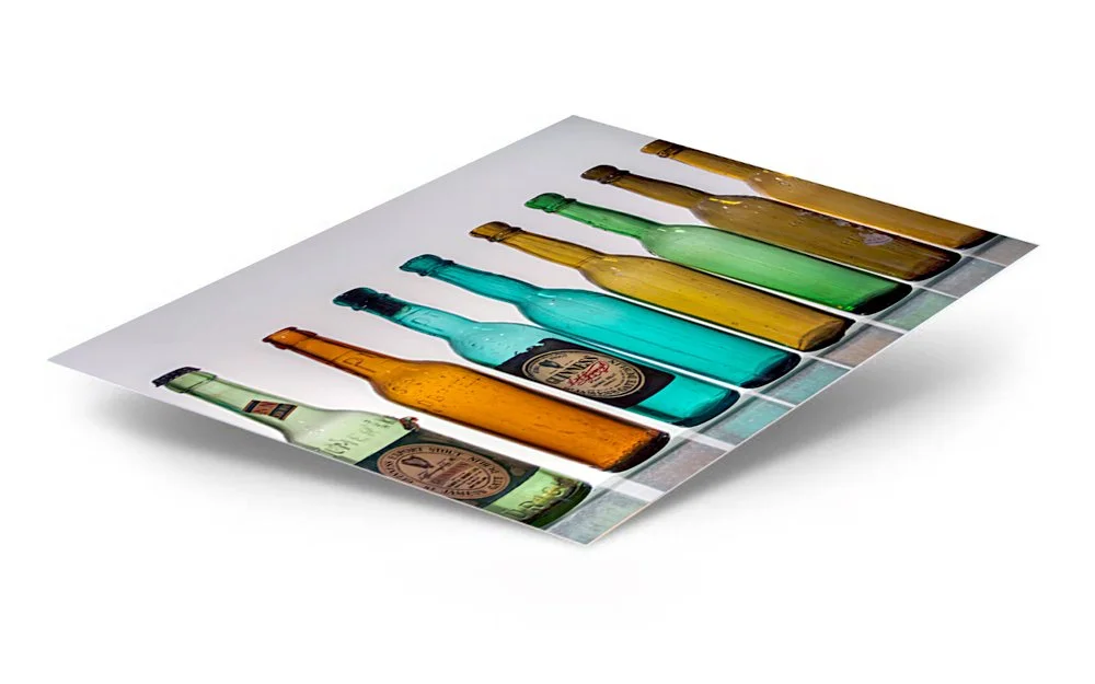 Guinness Bottles ChromaLuxe® Aluminum Metal Print
