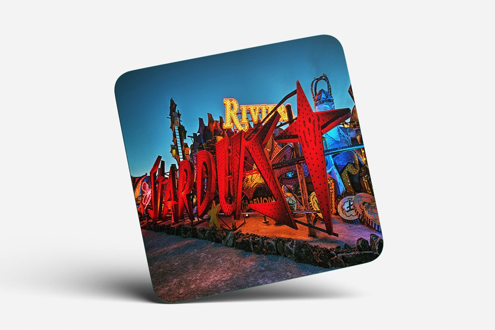 Stardust Neon Sign Coaster