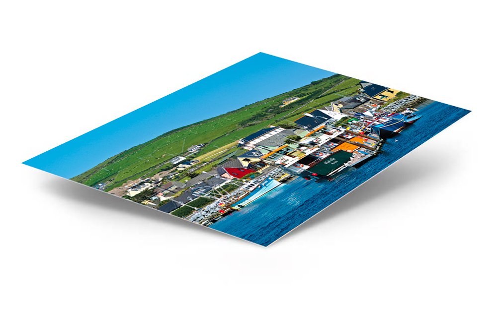Ireland Harbor ChromaLuxe Aluminum Metal Print