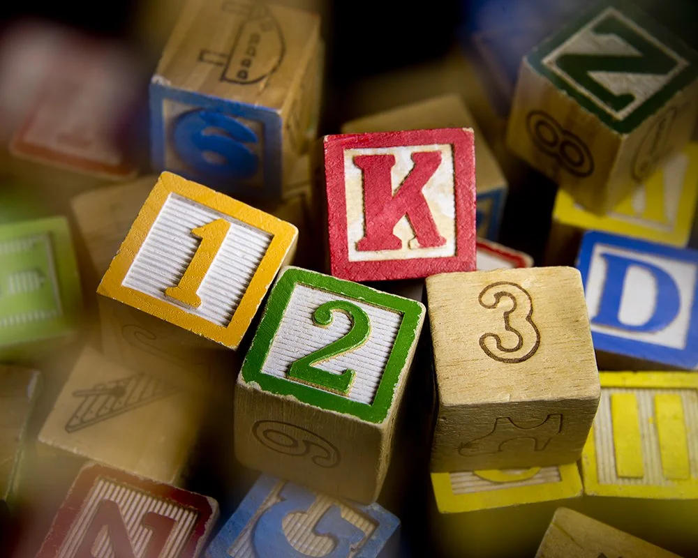 Wooden Blocks Print