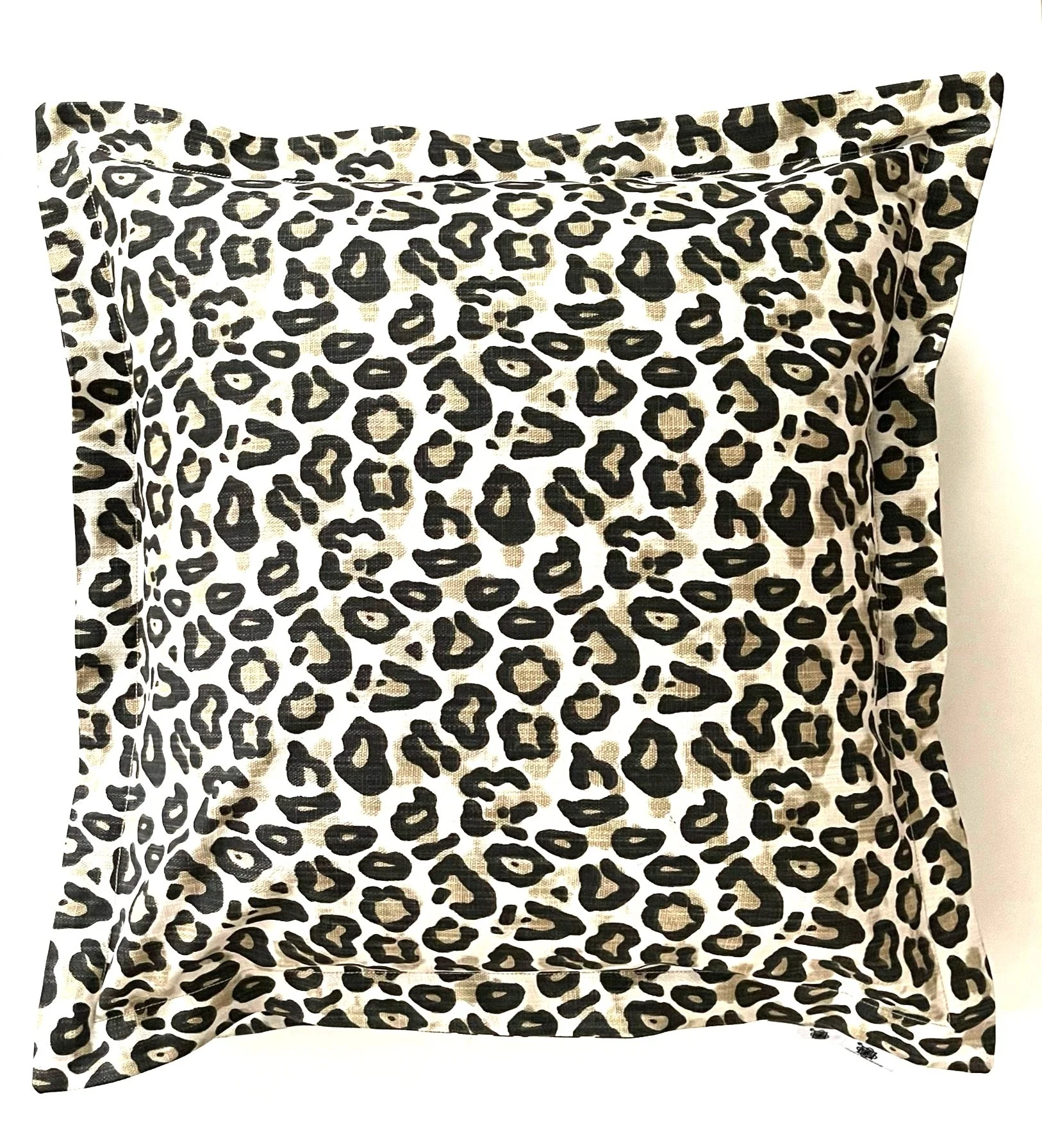 Leopard Animal Print - Distressed Black, White Khaki
