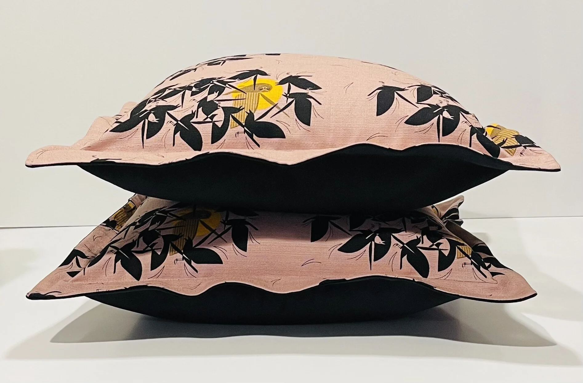 Chaley HArper Barkcloth Mauve Stacked