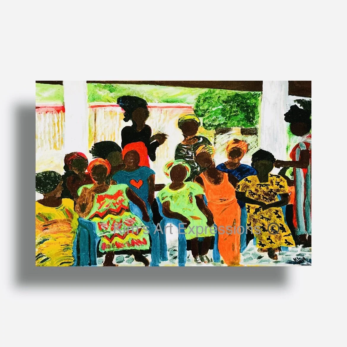 Awaiting the Ghanian Queen - Kimberly Russell Luther