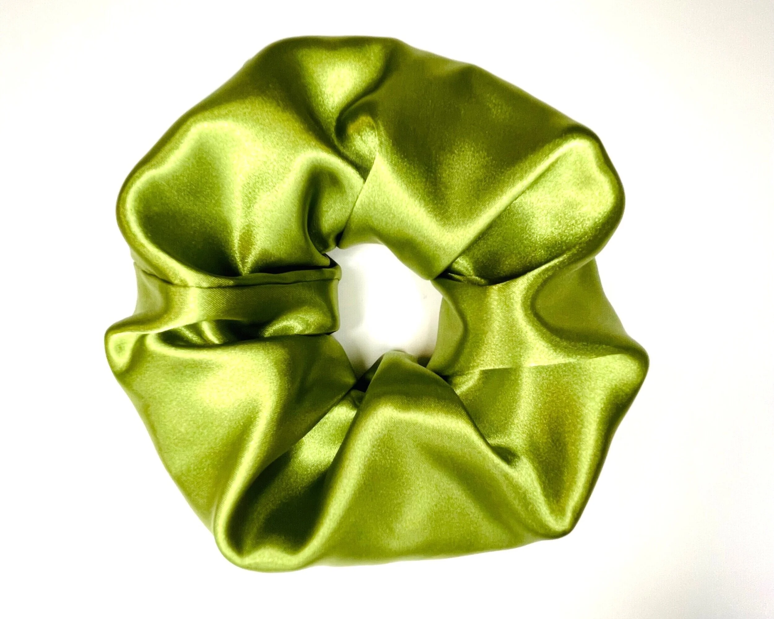 Scrunchy Scrunchlets - Satin Matcha