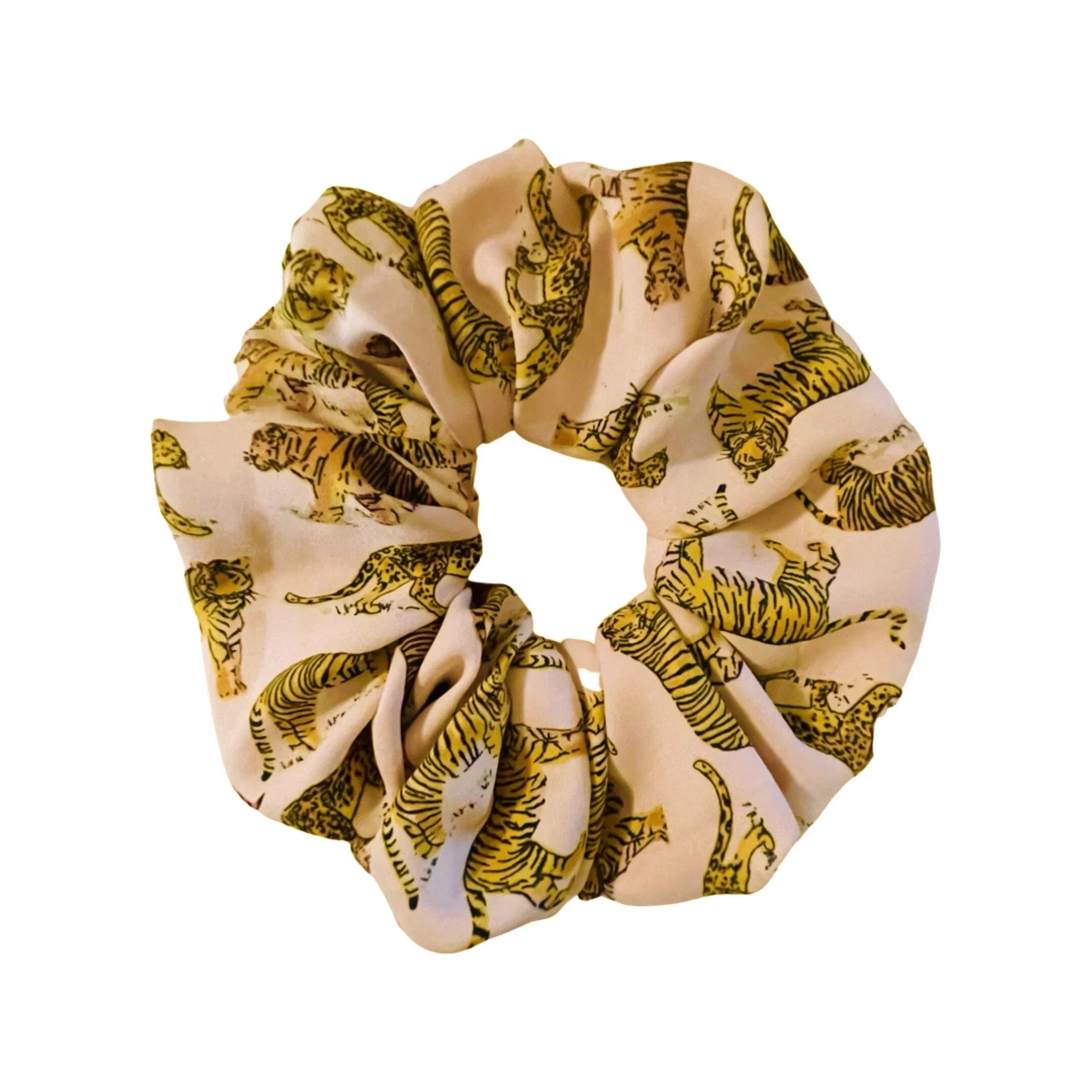Scrunchy Scrunchlets - Georgette Tigers