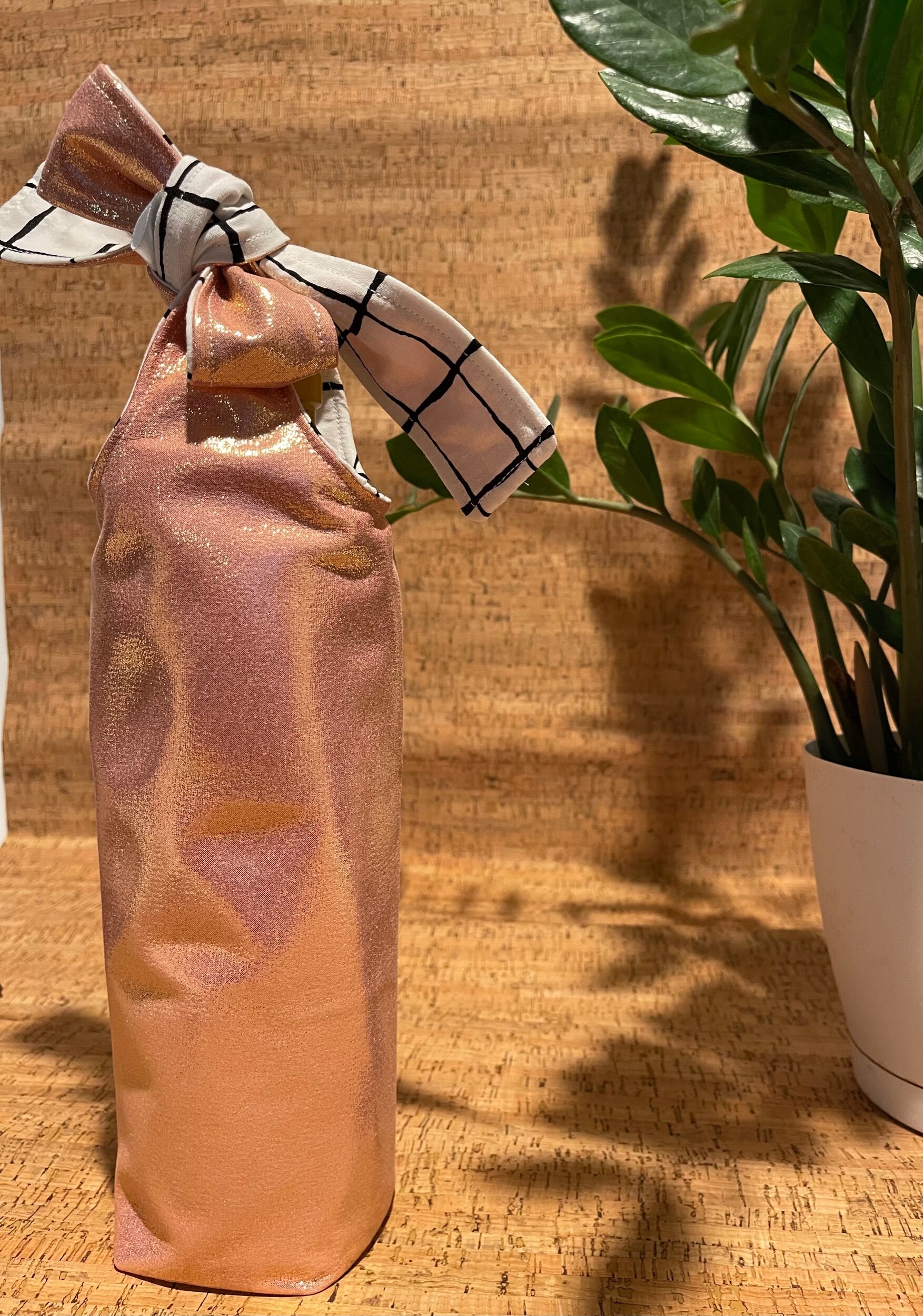 Cloth Wine Bags - Rosea