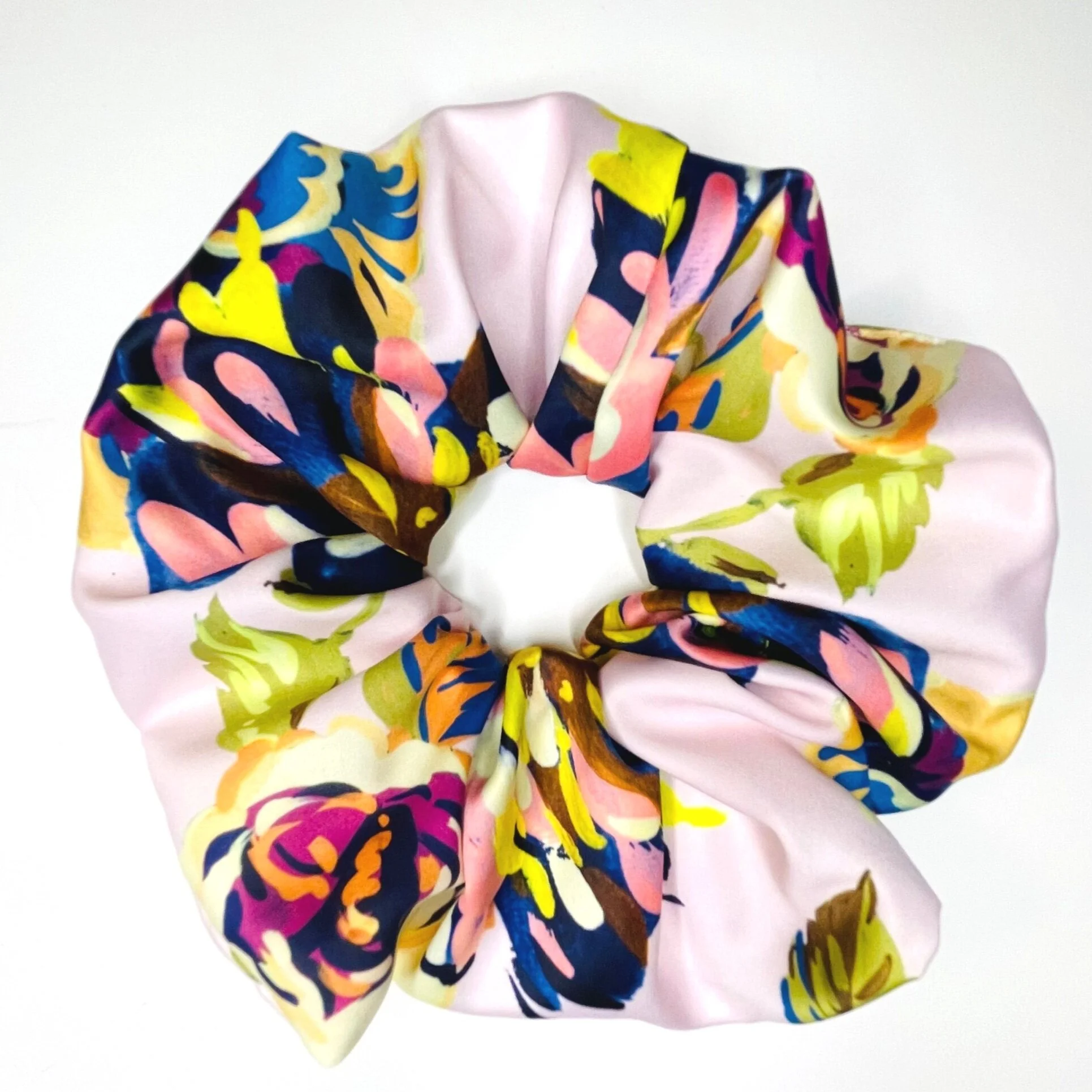 Scrunchy Scrunchlets - Floral Pink