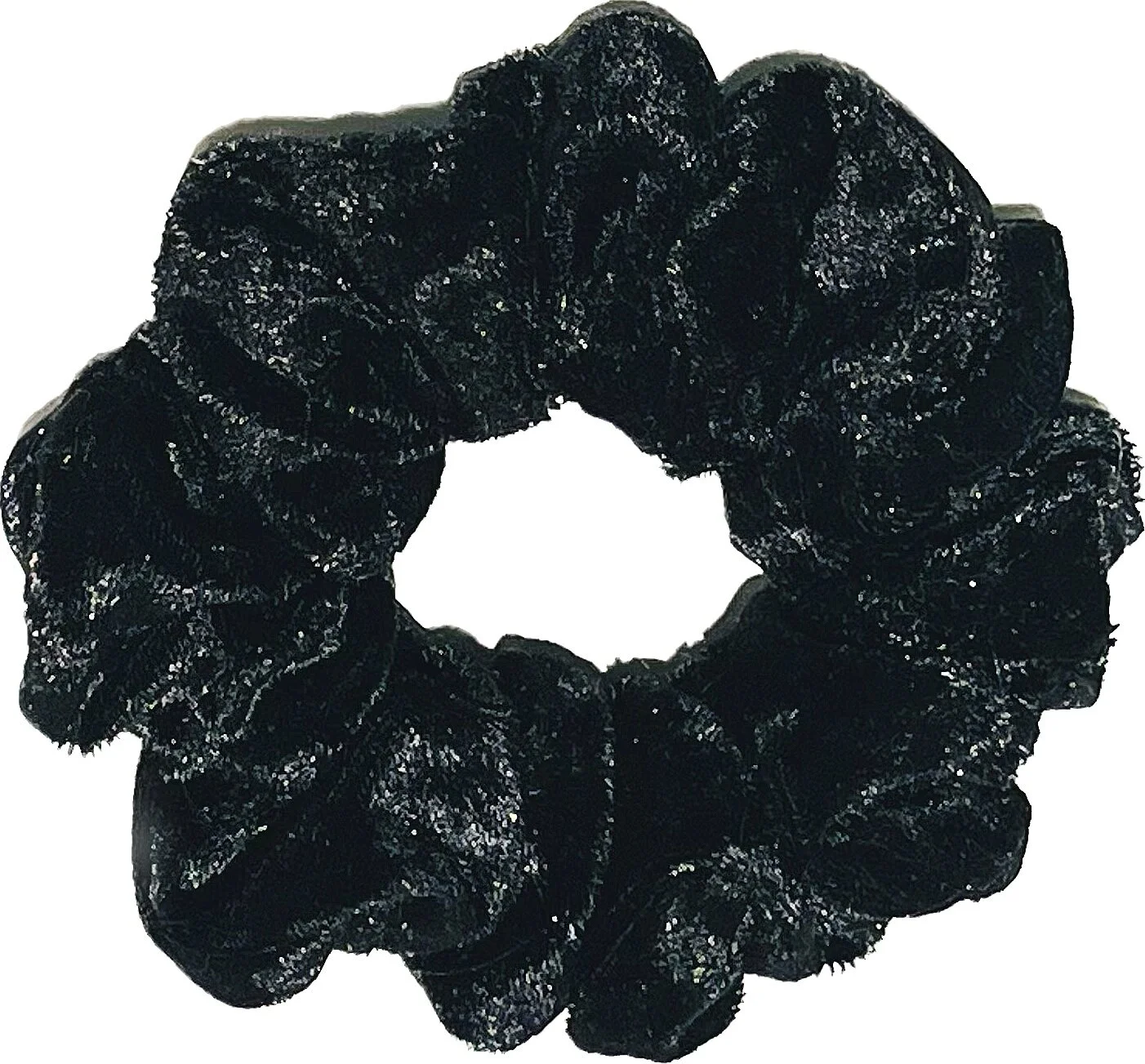 Scrunchy Scrunchlets -  Black Velvet