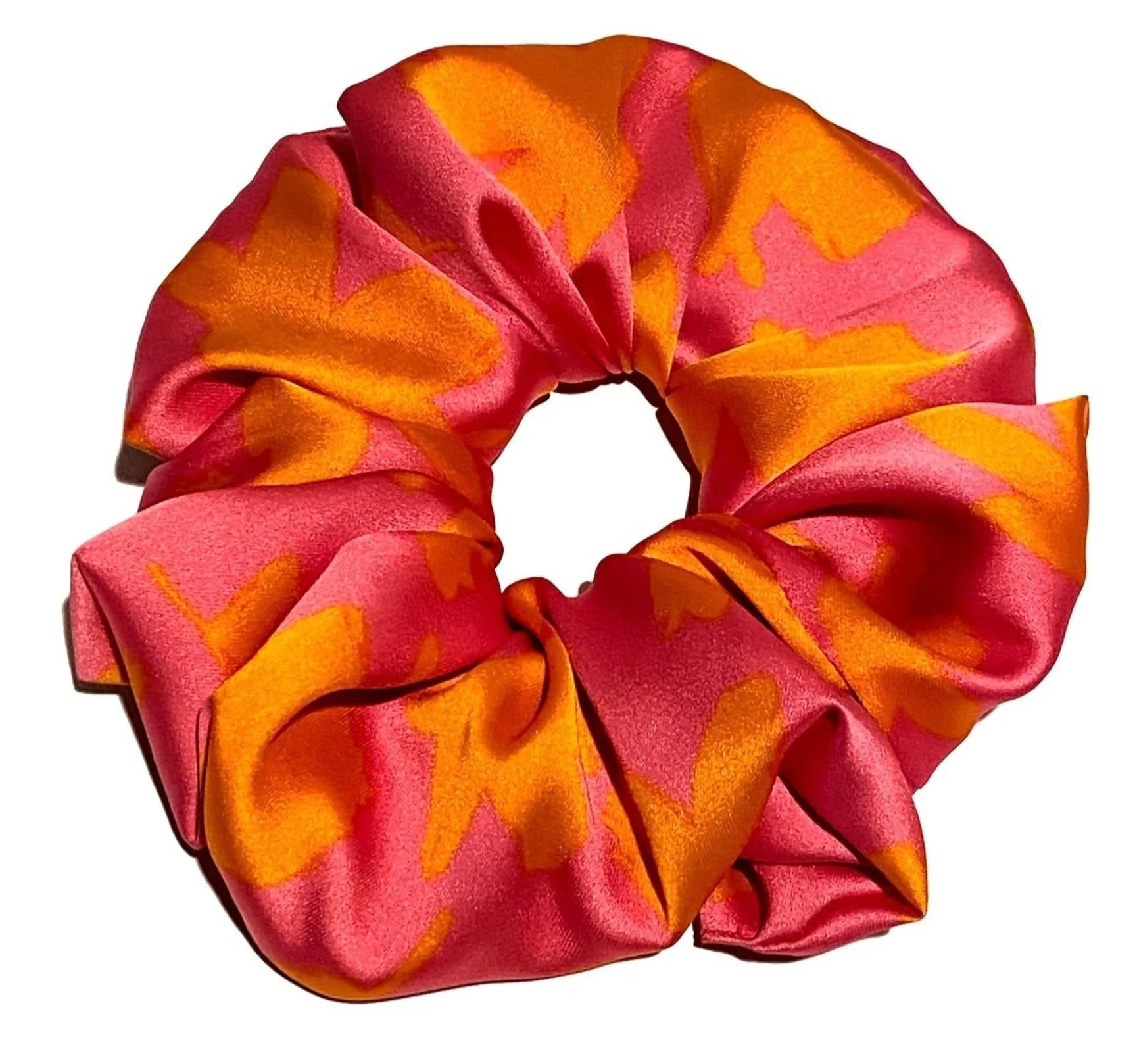 Scrunchy Scrunchlets - Silk Pinky Blossoms