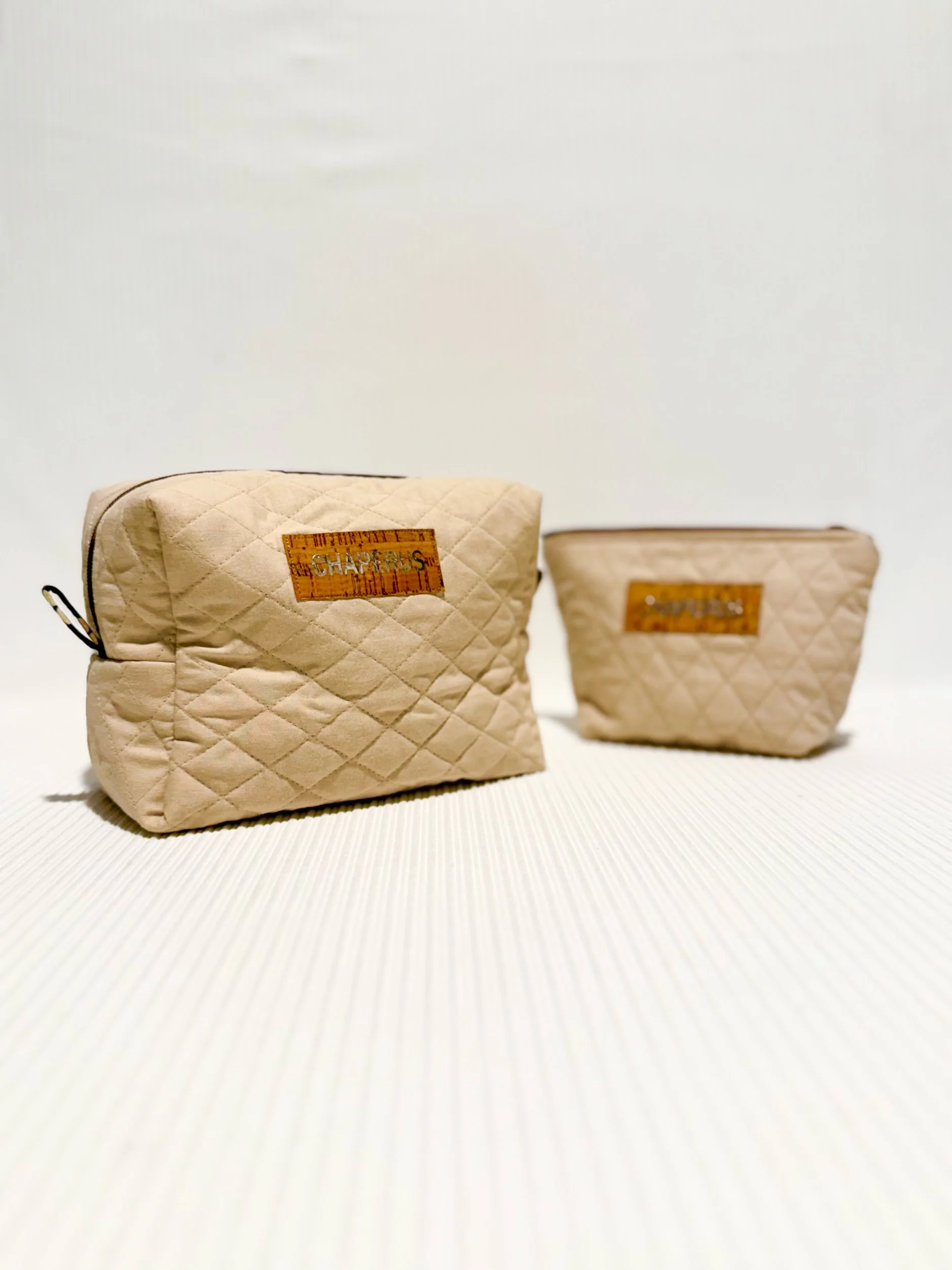 Delese - Tan and Black Mod Flowers