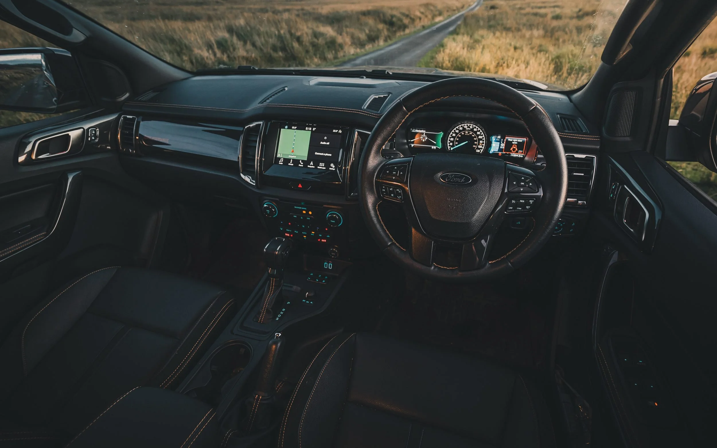 Ford Ranger cockpit and dashboard