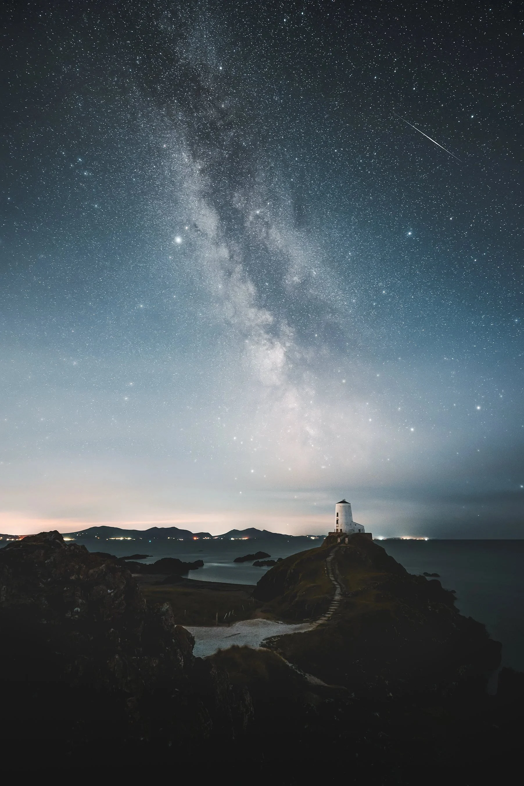 Milky Way over Ynys Llanddwyn, Anglesey