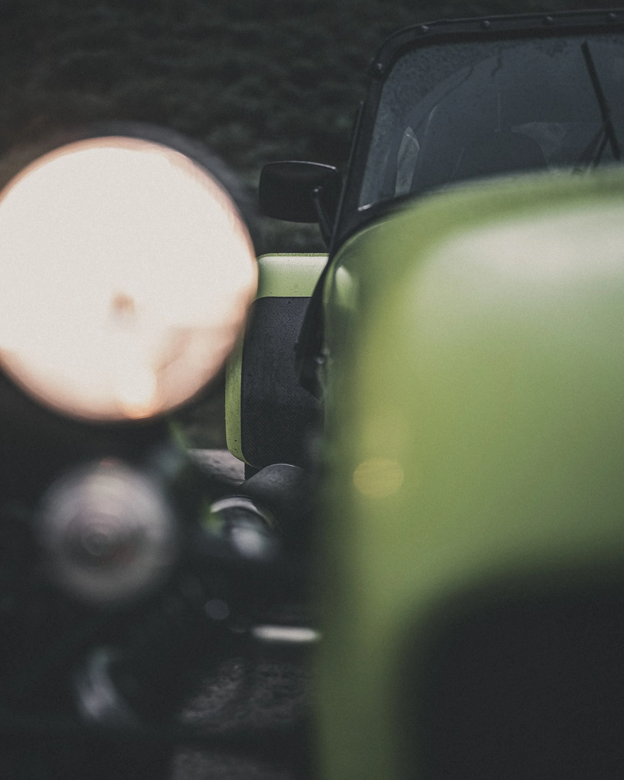 Caterham Seven headlight detail