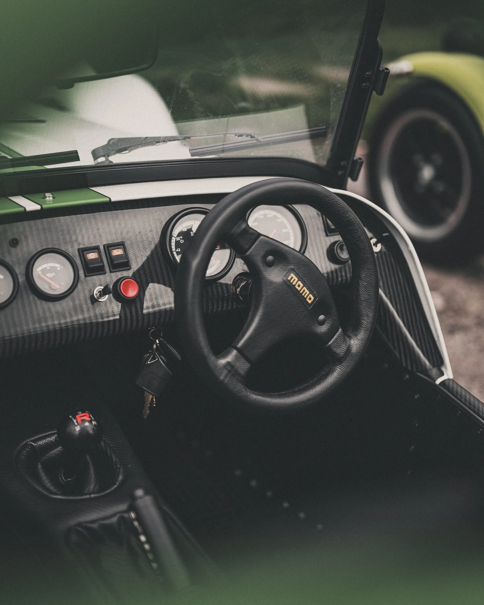 Caterham Seven cockpit