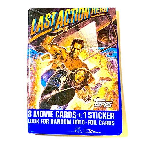 1993  Last Action Hero Trading Card set And Sticker Set free shipping 
