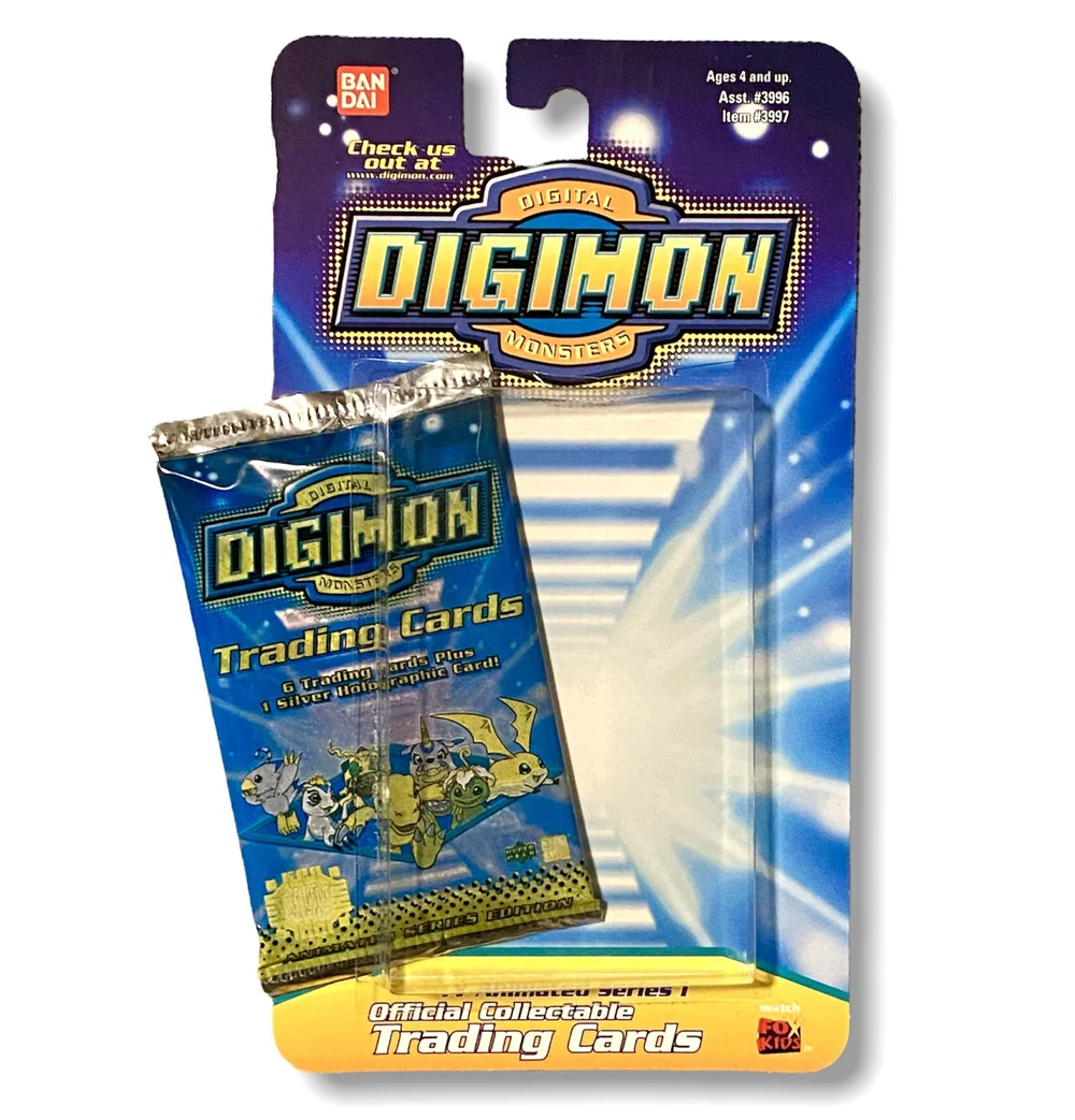 digimon trading cards 1999 2000 Upper Deck Bandai Digimon Animated Series 2 Factory Sealed Booste –  CardFaire