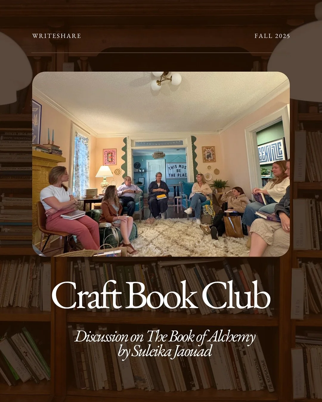 You can&rsquo;t spell &ldquo;writer&rdquo; without &ldquo;fun&rdquo;!

Oh, wait&hellip; 🙈

Thanks to all the writers who joined us for a truly fun discussion on The Book of Alchemy! Craft Book Club meeting # 1 = a success. 

To keep up with our offe