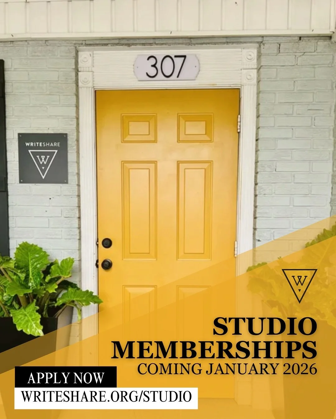 Say hello to the ✨ Writeshare Studio ✨

Membership applications are OPEN &mdash; if you&rsquo;ve been looking for a cozy space to co-work with likeminded folks, apply for Gvl&rsquo;s newest co-working space for writers! Get unlimited, 24/7 access to 