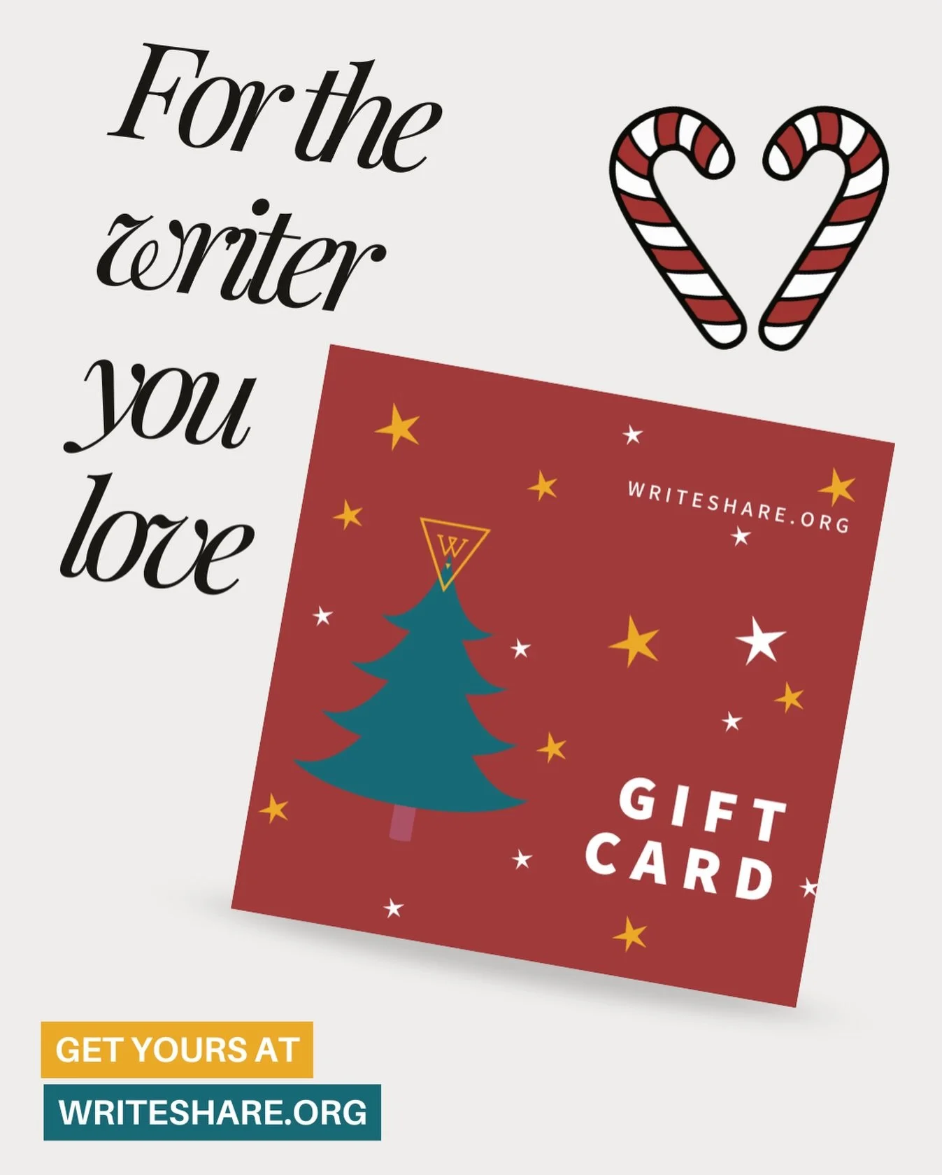 Need a last minute gift for the writer in your life?

Give a gift card that can be redeemed toward any offering at Writeshare.

Visit our website to grab yours today! 

🎄writeshare.org 🎄
.
.
.

#holidaygift #christmasgift #giftforwriters #writeshar
