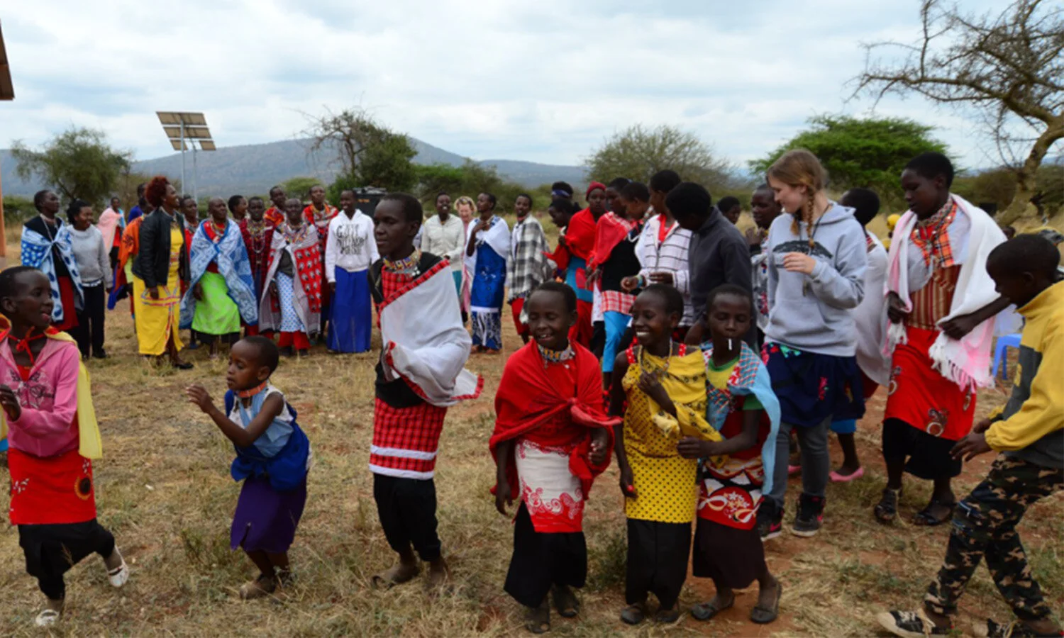   TGE celebrates with Ilmara Rescue Center on the completion of a greenhouse.  