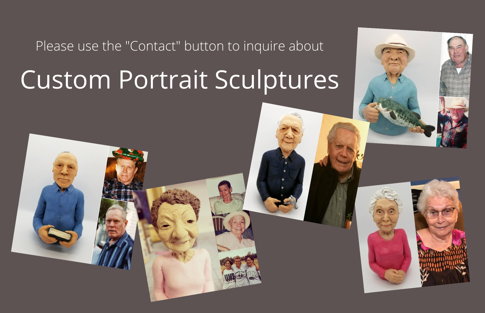 Custom Portrait Sculptures