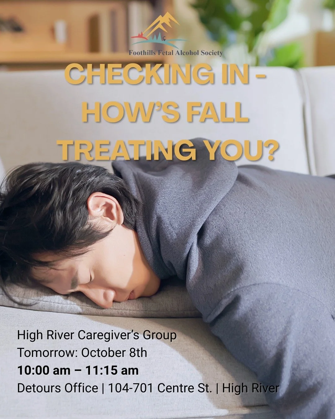 🍂 Fall check-in time! 🍂
How&rsquo;s the new season treating you? Between back-to-school schedules, changing routines, and shorter days, this time of year can feel like a lot. 💛

If you&rsquo;re a caregiver, we&rsquo;d love for you to join us for c