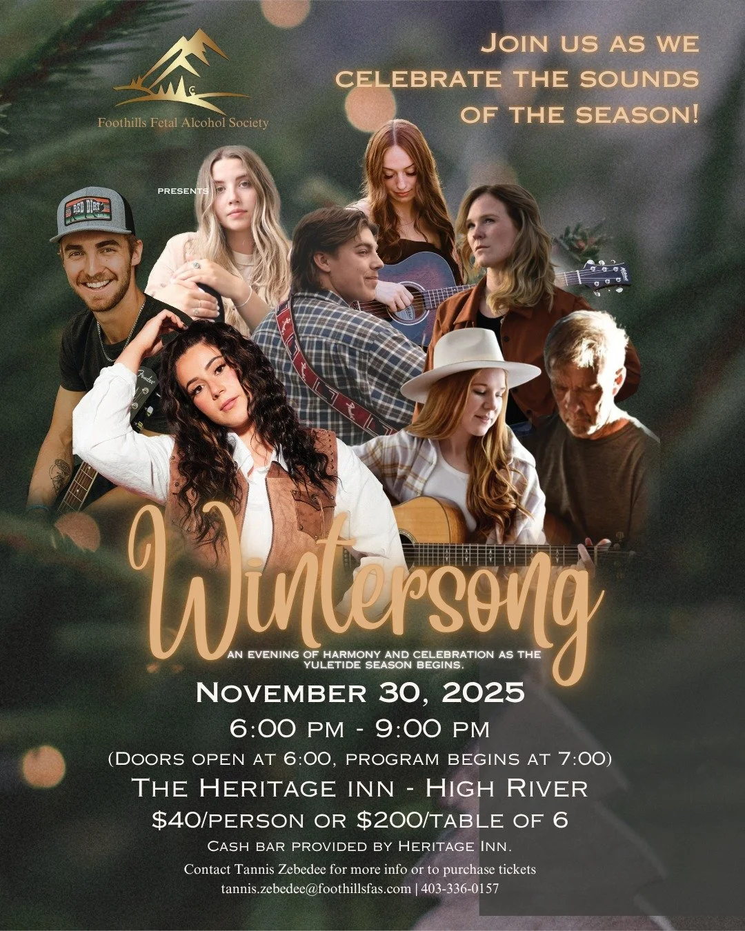 The lights.
The music.
The magic of community at Christmas. ❄️❤️

Wintersong is back with an incredible lineup of Alberta talent:
@chasemorganmusic &bull; @brettynrose &bull; Charlotte Donovan &bull; @gradybakkenmusic &bull; @brentcorriganmusic &bull