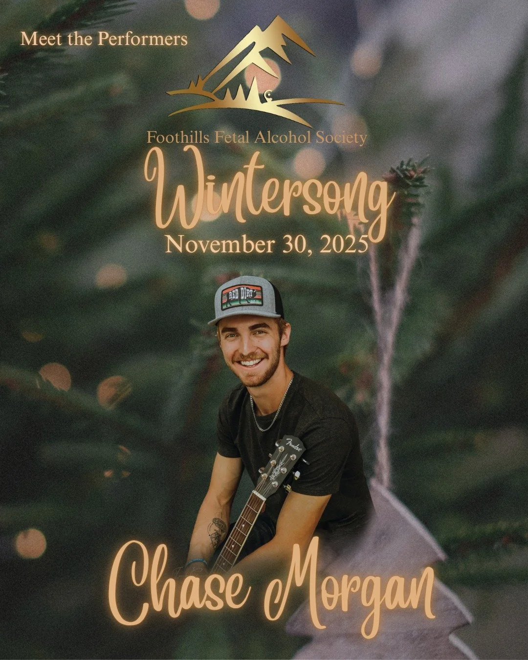 🎤 Meet the Performer: Chase Morgan 🎶

We are thrilled to welcome back @chasemorganmusic &mdash; a rising country artist from right here in High River, Alberta &mdash; to the Wintersong stage!

This marks the third year in a row that Chase has headl