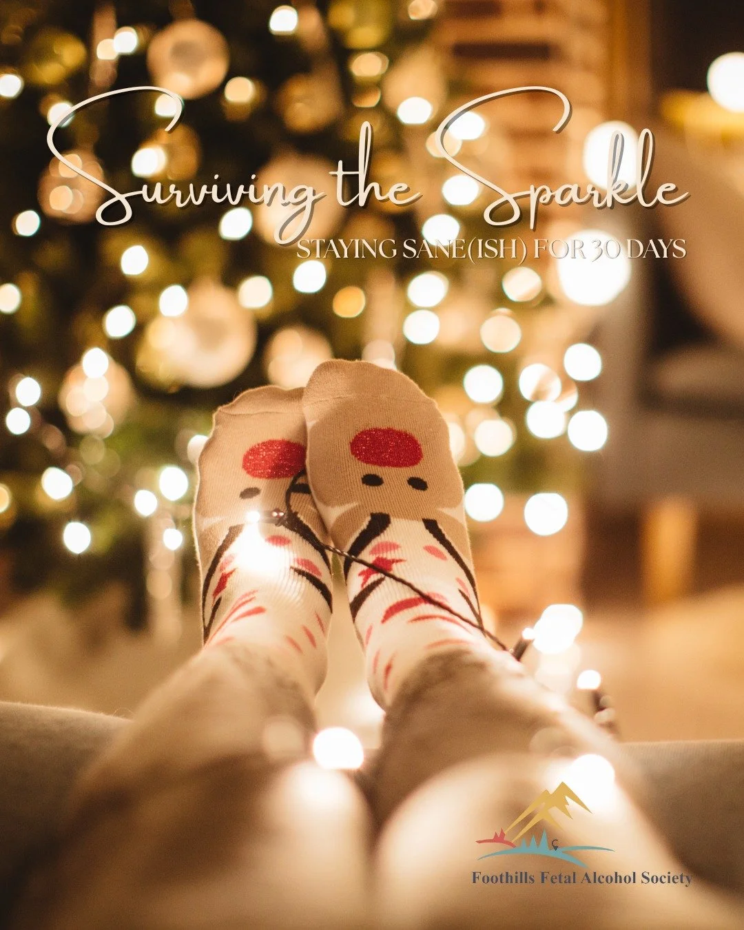 Why do the holidays feel extra big for some brains?
Because December turns life into a sensory obstacle course &mdash; brighter, louder, busier, and a whole lot stickier.

For neurodiverse people, including individuals with FASD, that extra stimulati