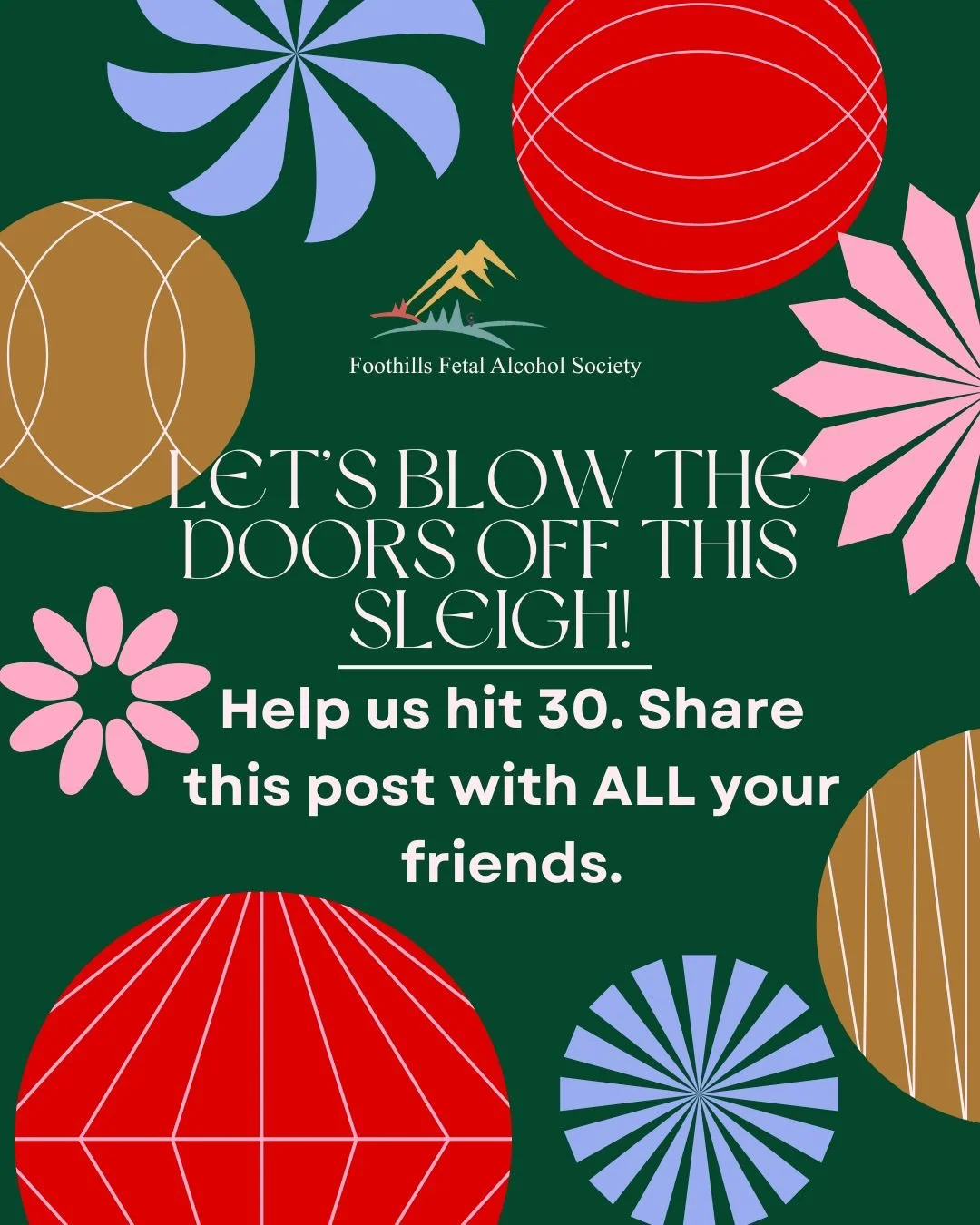 🎄🚨 ATTENTION ALL HUMANS, ELVES, AND PEOPLE WHO KNOW HOW TO COPY A LINK 🚨🎄

WE ARE AT 26 TEAMS.
TWENTY. SIX.
And honestly? That sleigh is begging for 30.

Because if we hit 30 TEAMS&hellip;
💥 the doors come off the sleigh
💥 the pot gets ridiculo