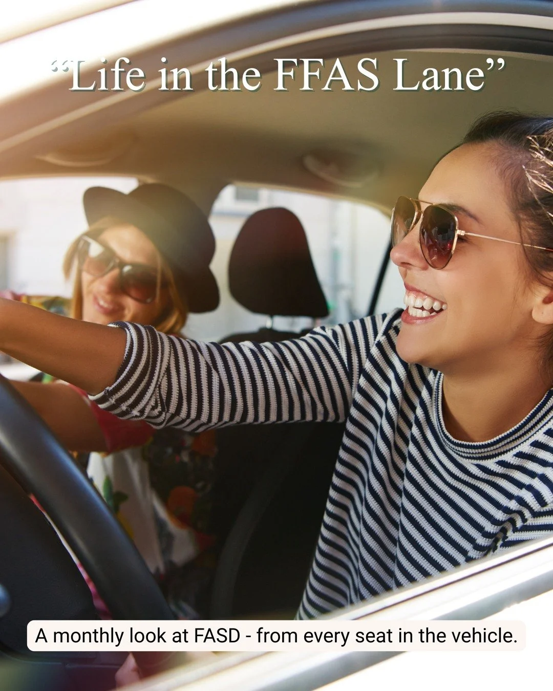 We launched something new.

Life in the FFAS Lane is our monthly newsletter exploring FASD the way it&rsquo;s actually lived &mdash; from every seat in the vehicle.

&bull; Lived experience
&bull; Caregiver insight
&bull; Research in plain English
&b