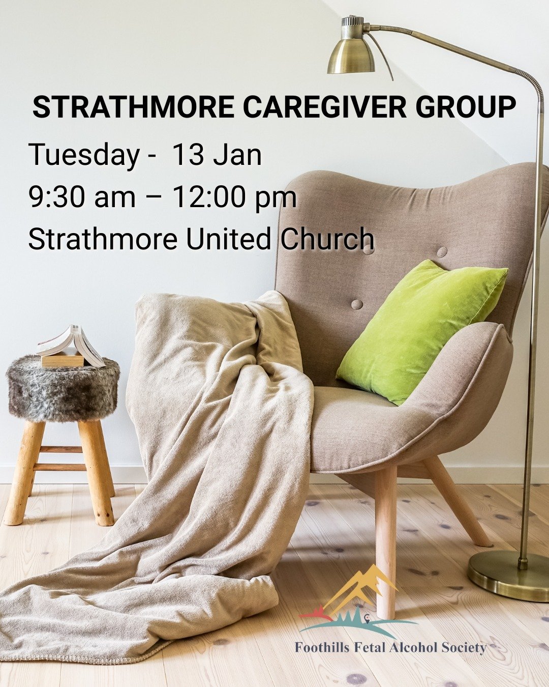 💚 FFAS Strathmore Caregiver Group &mdash; Tomorrow 💚

You&rsquo;re not alone &mdash; and you don&rsquo;t have to do this by yourself.
Join us tomorrow for connection, conversation, and support with others who truly understand.

🗓 January 13, 2026
