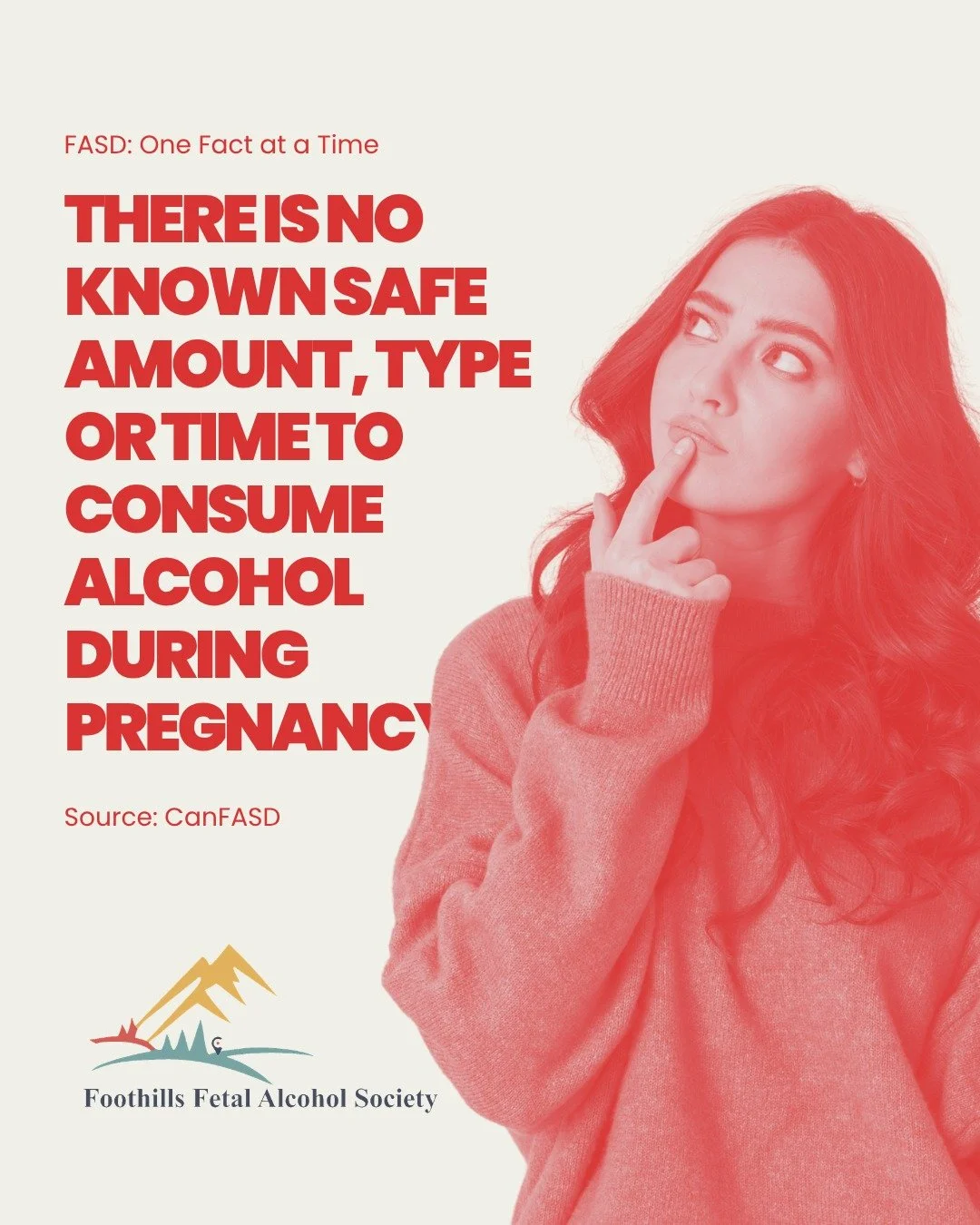 There is no known safe amount, type or time to consume alcohol during pregnancy.

Whether it&rsquo;s wine, beer, coolers or spirits, alcohol can affect a developing baby at any stage of pregnancy.

The safest choice during pregnancy is no alcohol.

S