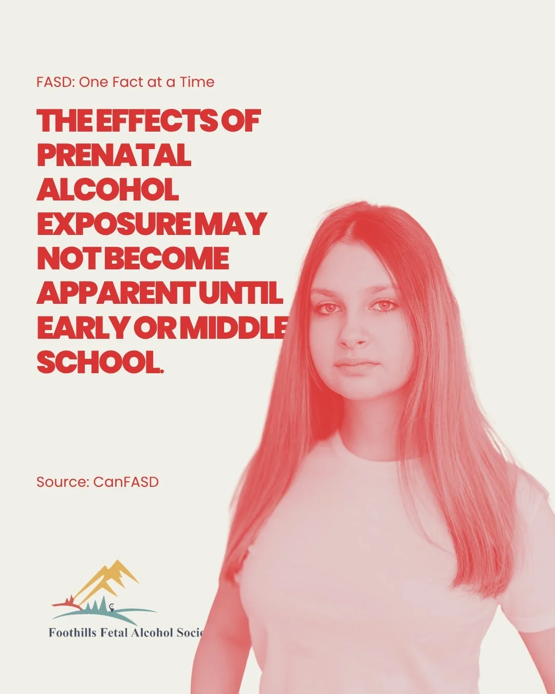 Sometimes the signs don&rsquo;t show up right away. 💙

The effects of prenatal alcohol exposure may not become apparent until a child reaches early or middle school.

As children grow, so do the expectations placed on them &mdash; learning more inde
