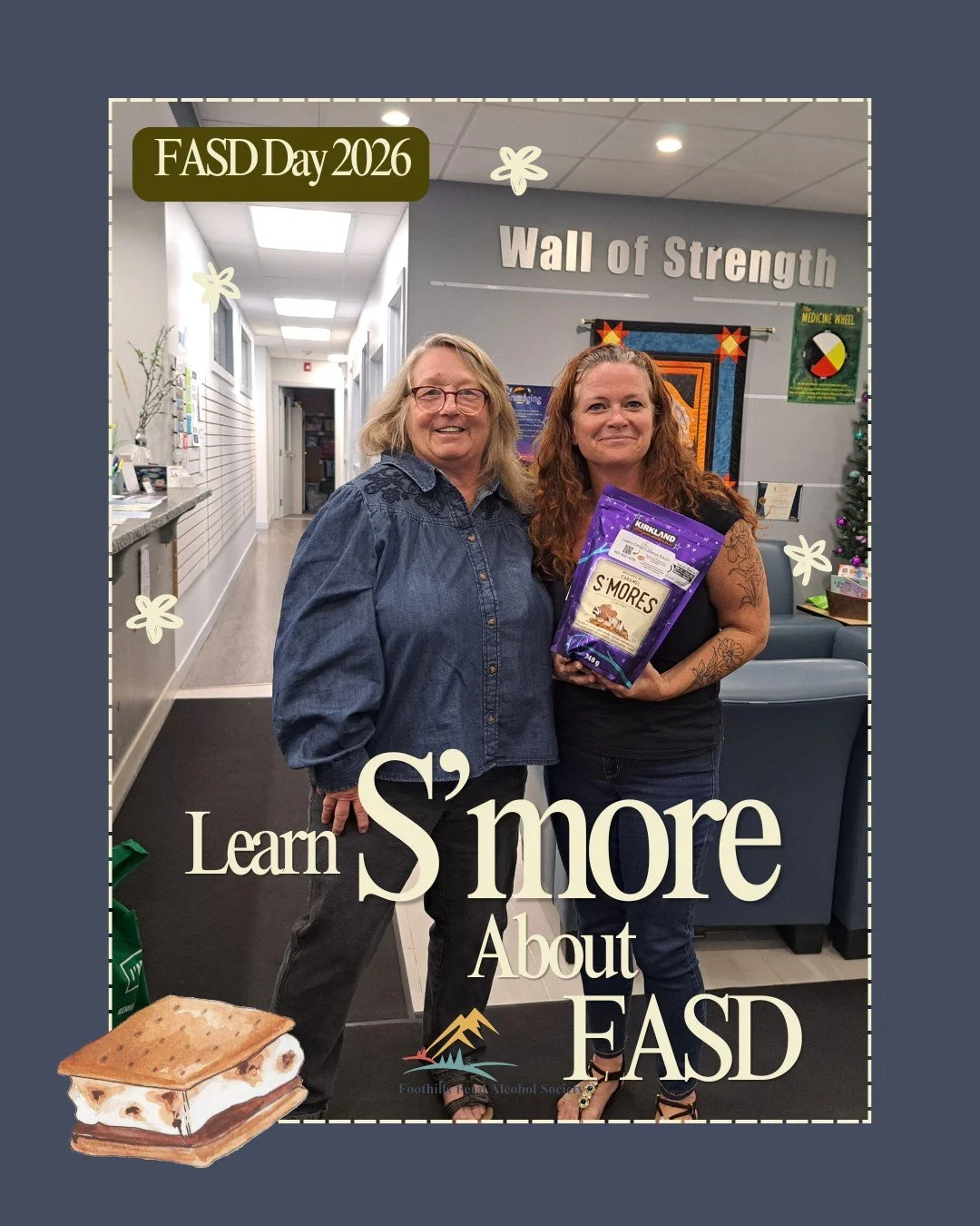 We are not quite done with FASD Month!

🔥 Sending S&rsquo;More Information Out Into Our Communities! 🔥

Another s&rsquo;mores delivery is on its way &mdash; this time to our friends at Airdrie FCSS! 💙
Throughout FASD Awareness Month, we&rsquo;ve b
