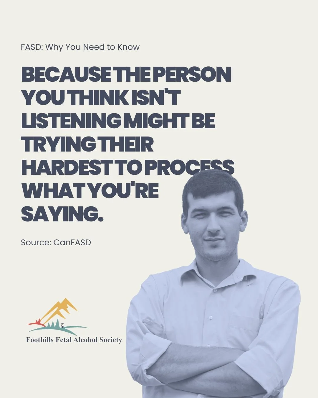 Ever had to repeat yourself and thought, "Are you even listening to me?"

The person you think isn't listening might be trying their hardest to process what you're saying.

Here's something worth considering: Listening, understanding, remem