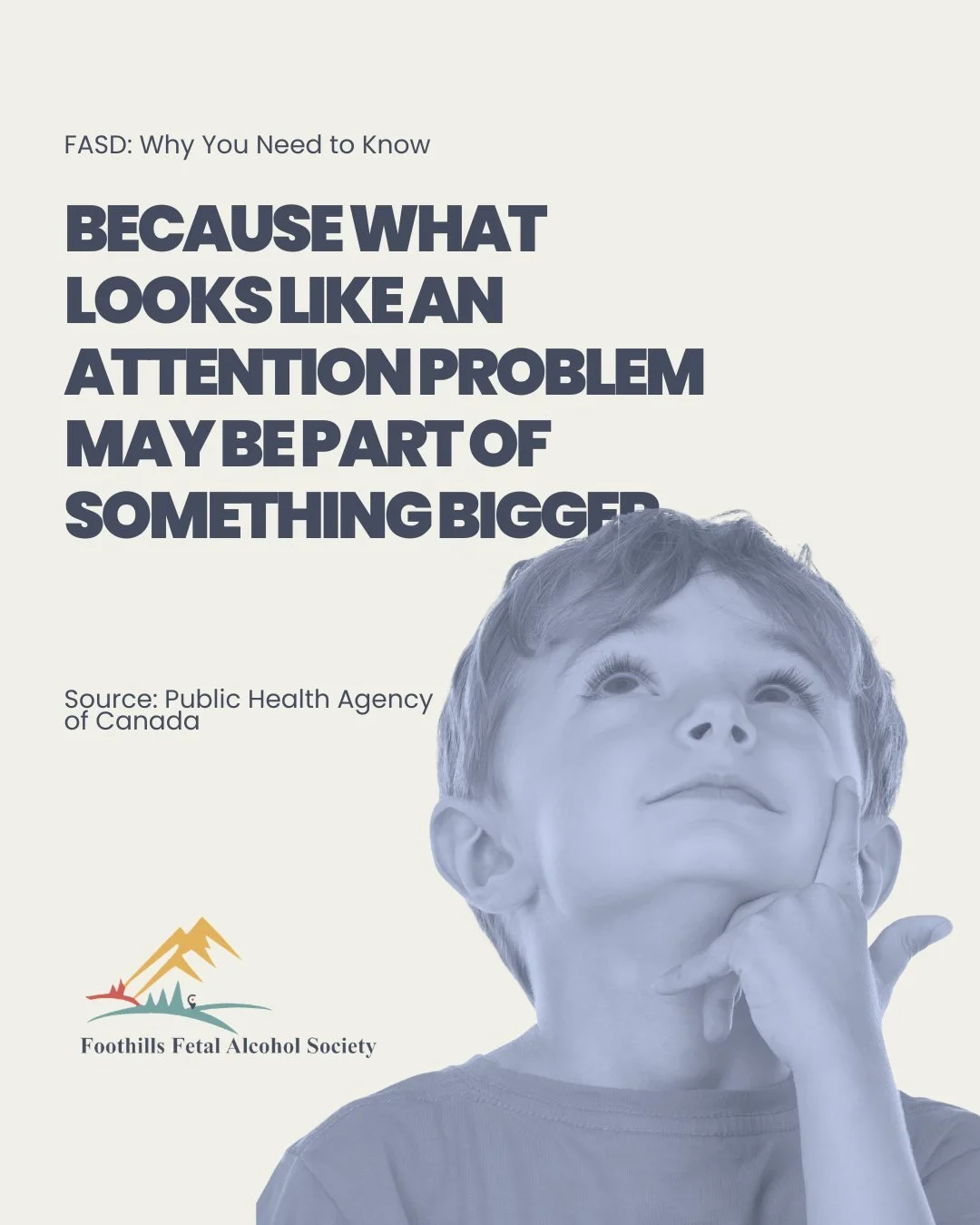 Because what looks like an attention problem may be part of something bigger.

Is that child distracted? Not listening? Struggling to follow instructions? Or could there be more going on beneath the surface?

A 2019 Canadian survey found that an esti