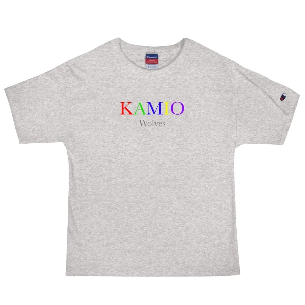 champion multi color tee