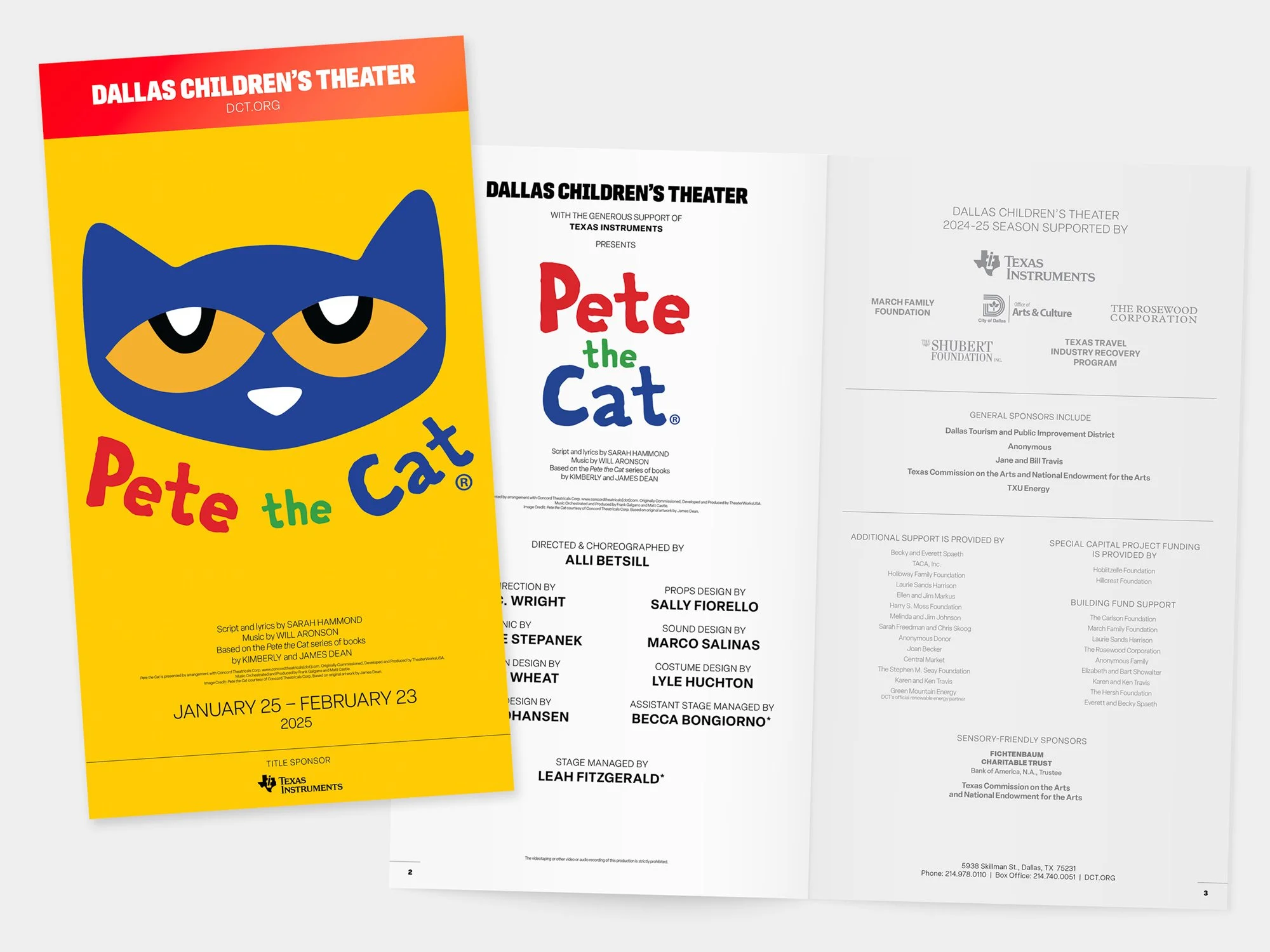  Digital playbill (flip book on issuu.com) 