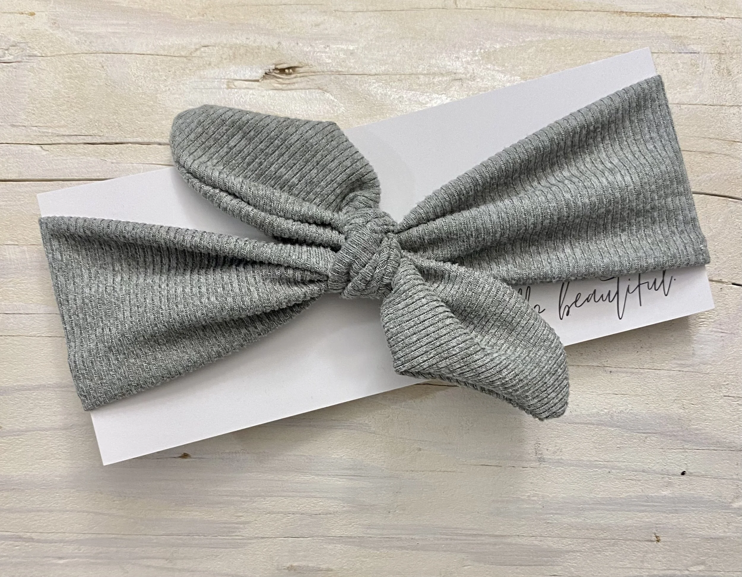 Grey. Basic Ripple  Knot