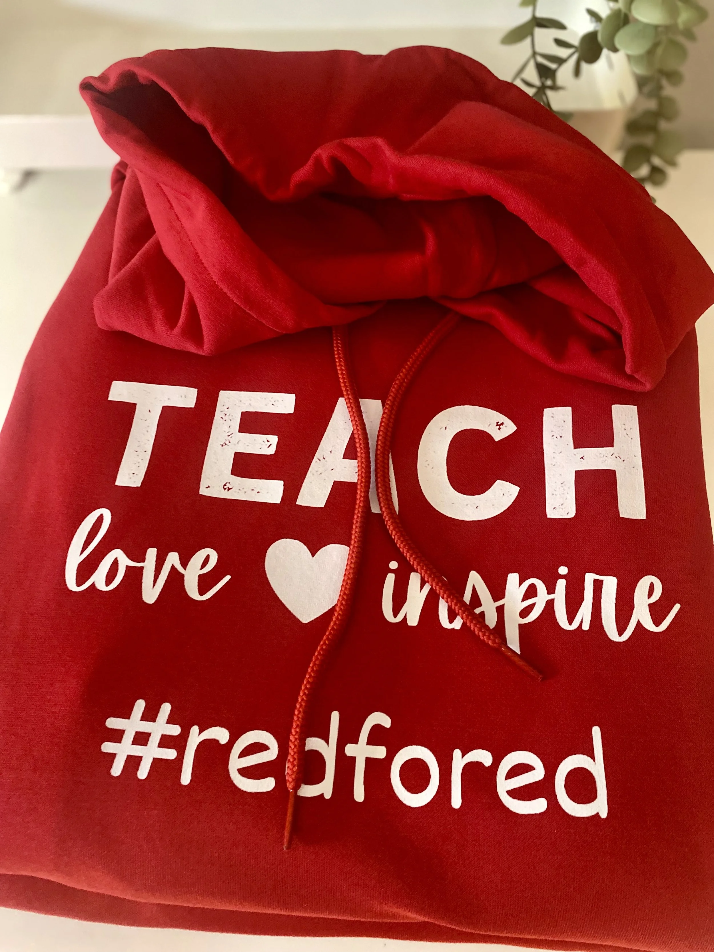 Red For Ed. Teach. Love. Inspire