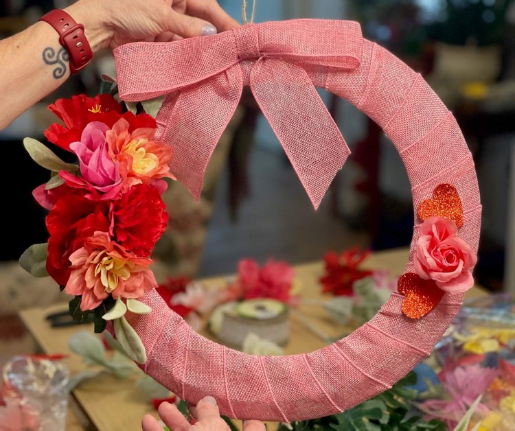 DIY Valentine's Day Wreath — Useful Roots