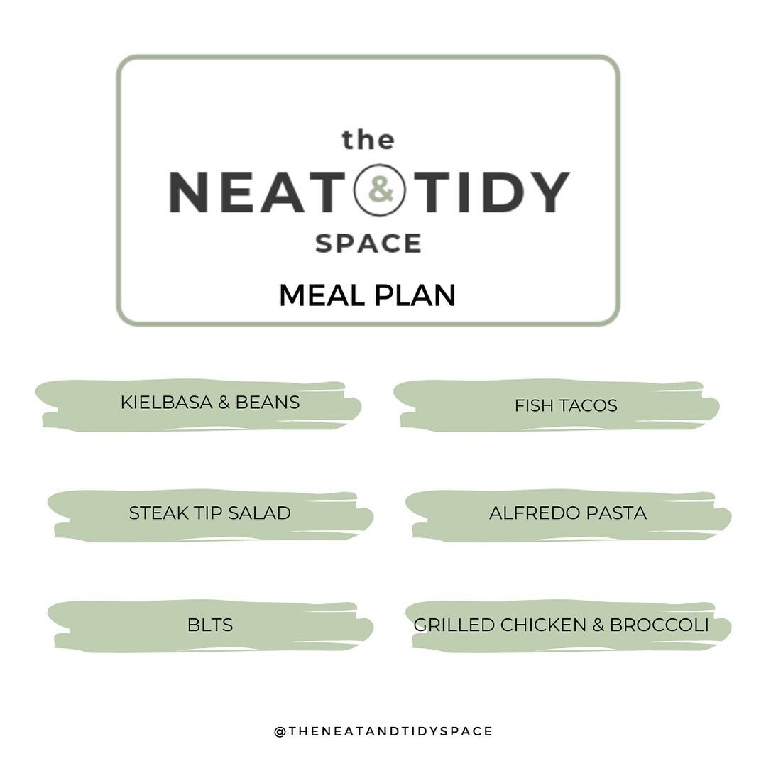 Another week, another meal plan. 

Here&rsquo;s how we do it around: 

1. Start by making a list of meals
2. Your refrigerator and pantry
3. Create your grocery list (and online order)
4. Shop or pick up groceries
5. Spend two hours prepping &amp; co