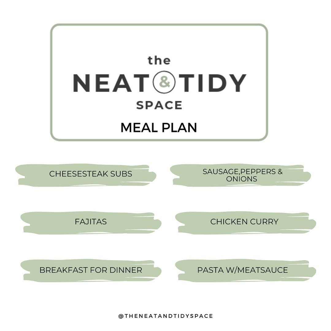 We meal prep because it makes dinner time that much easier.

We always start by picking out six meals for the week. 

Shop our pantry and refrigerator. 

Create a grocery list of what we need. 

Pick up groceries. 

Spend one day cooking for 90 minut