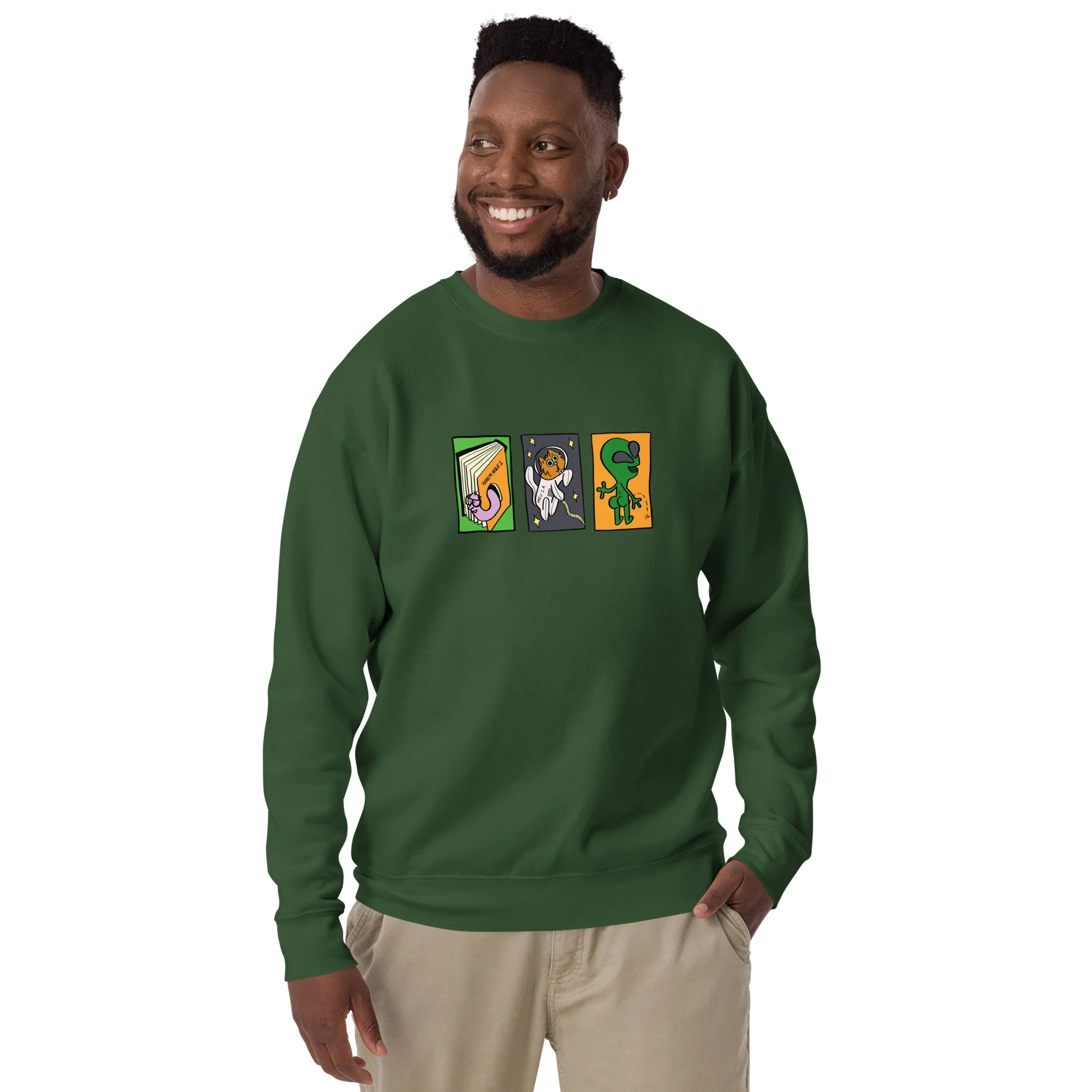 unisex-premium-sweatshirt-forest-green-front-655113022ed6b.jpg