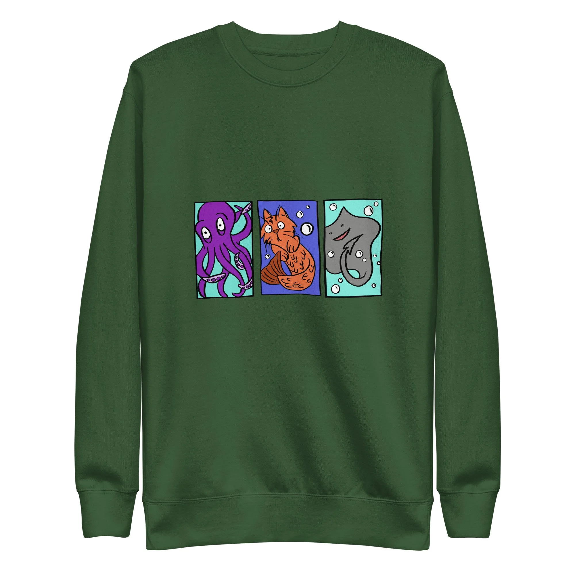 unisex-premium-sweatshirt-forest-green-front-655113abc3ffa.jpg