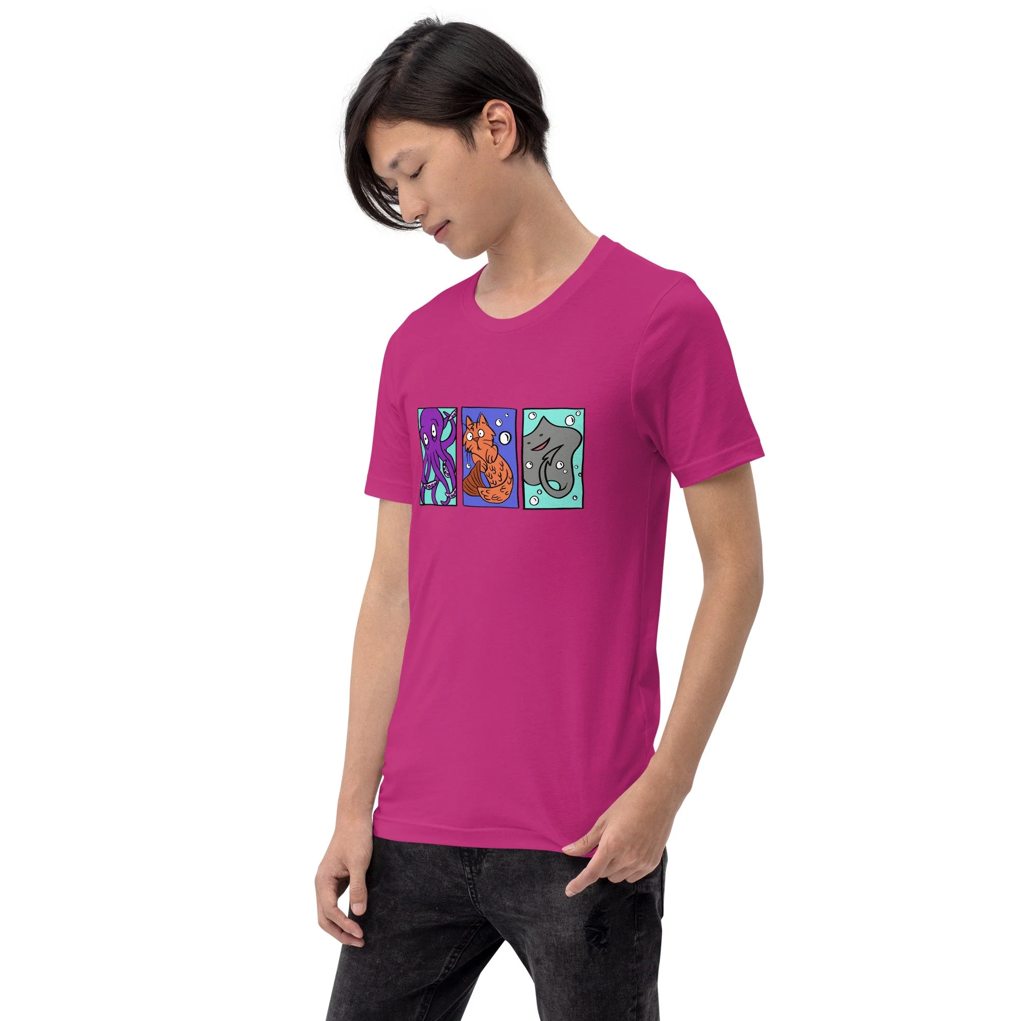unisex-staple-t-shirt-berry-left-front-655114e8b36e3.jpg