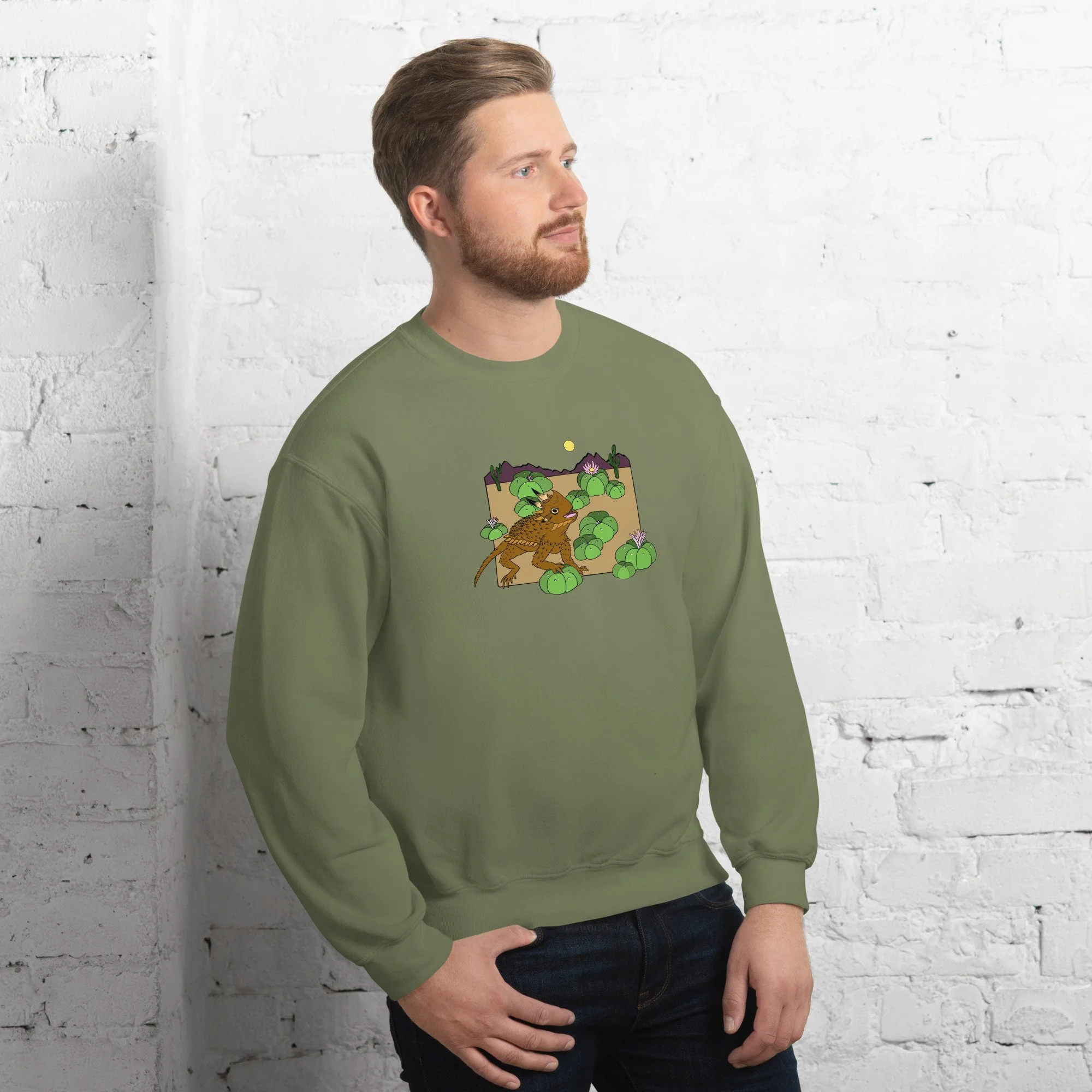 unisex-crew-neck-sweatshirt-military-green-right-front-65ea6cdc55c7b.jpg