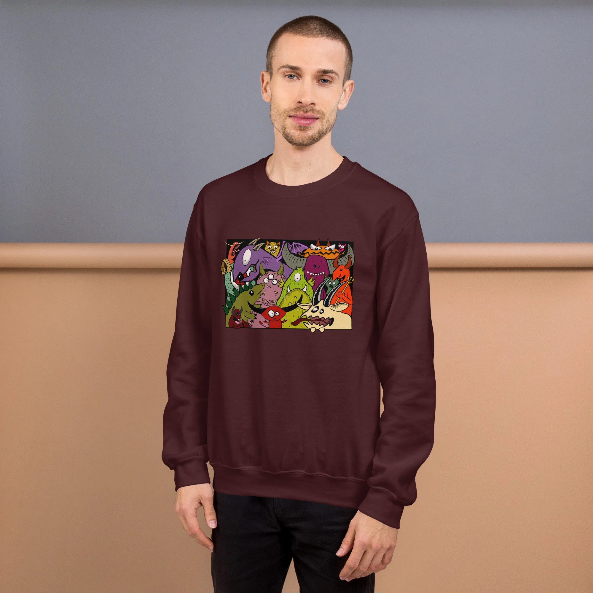 unisex-crew-neck-sweatshirt-maroon-front-65ee55b78c86f.jpg